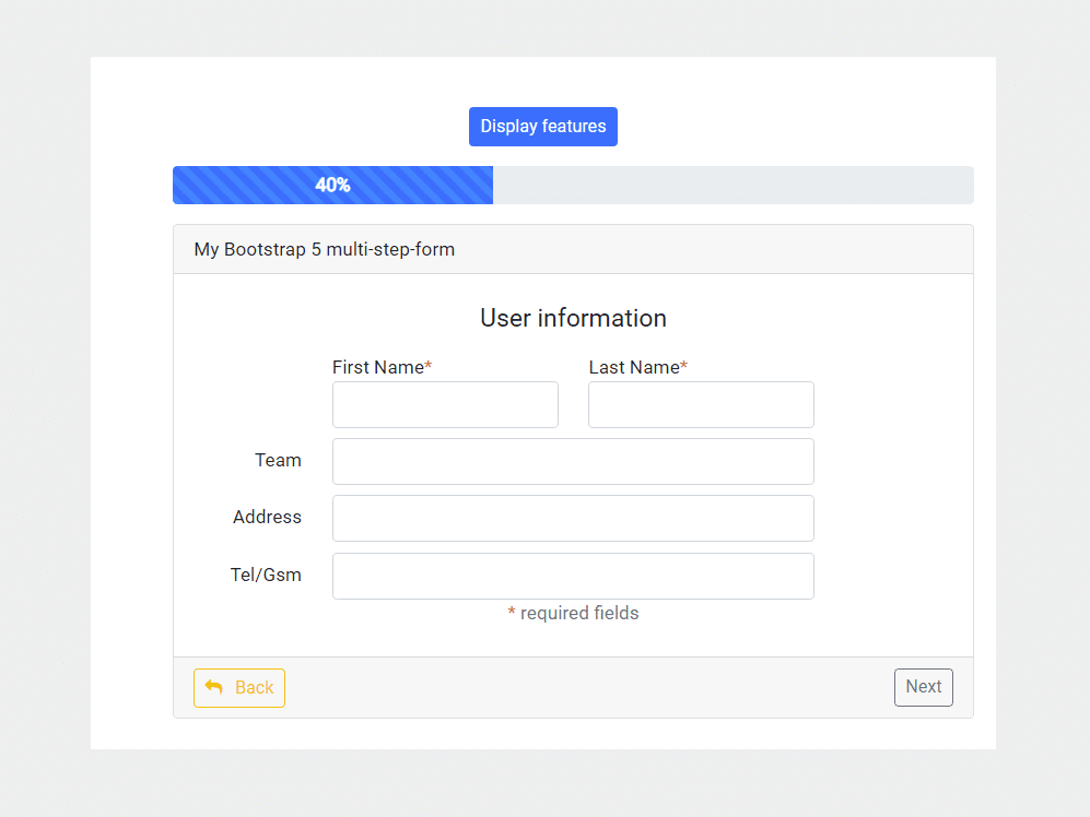 19+ Bootstrap 5 Multistep Form with Search Samples & Tutorial — CodeHim