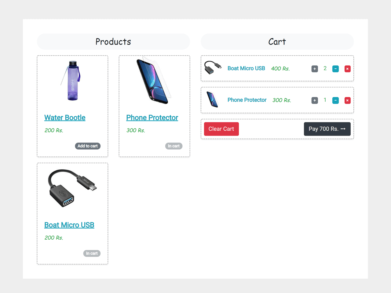 25+ Best JavaScript Shopping Cart Examples with Demo — CodeHim