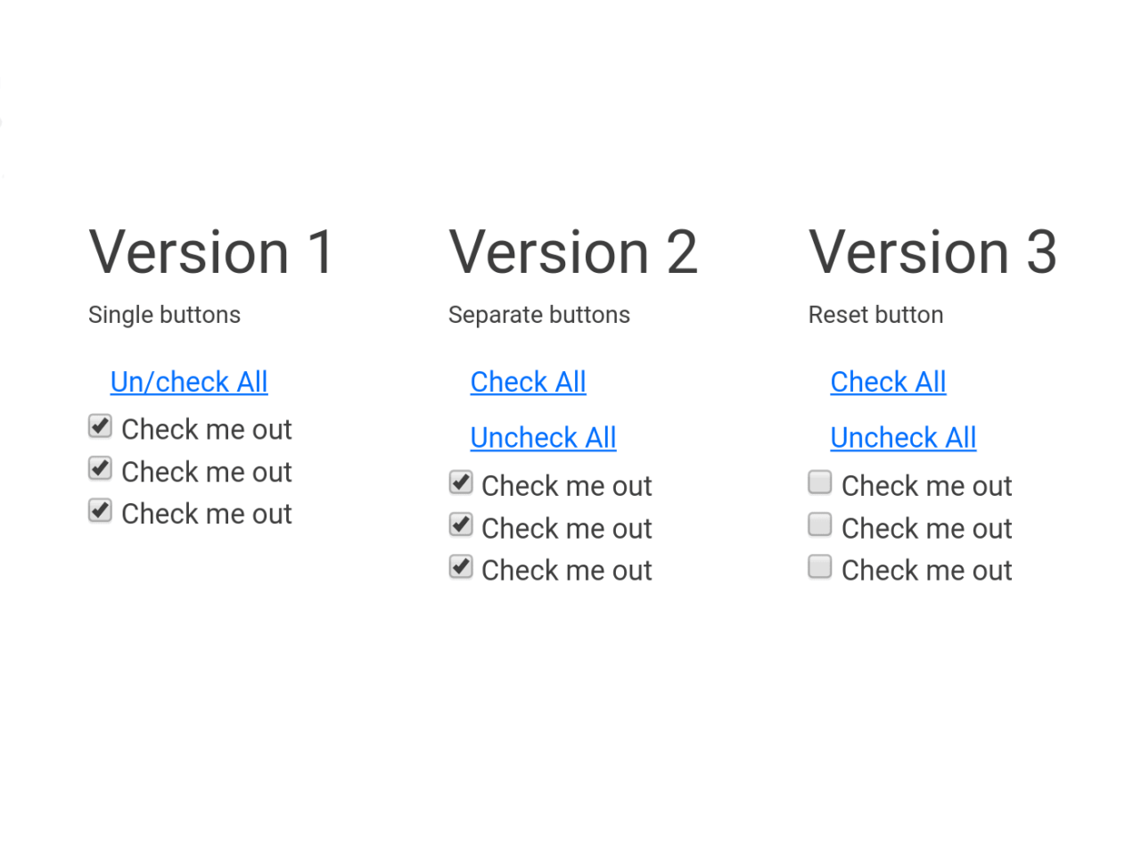 Check and Uncheck all Checkbox using JavaScript — CodeHim