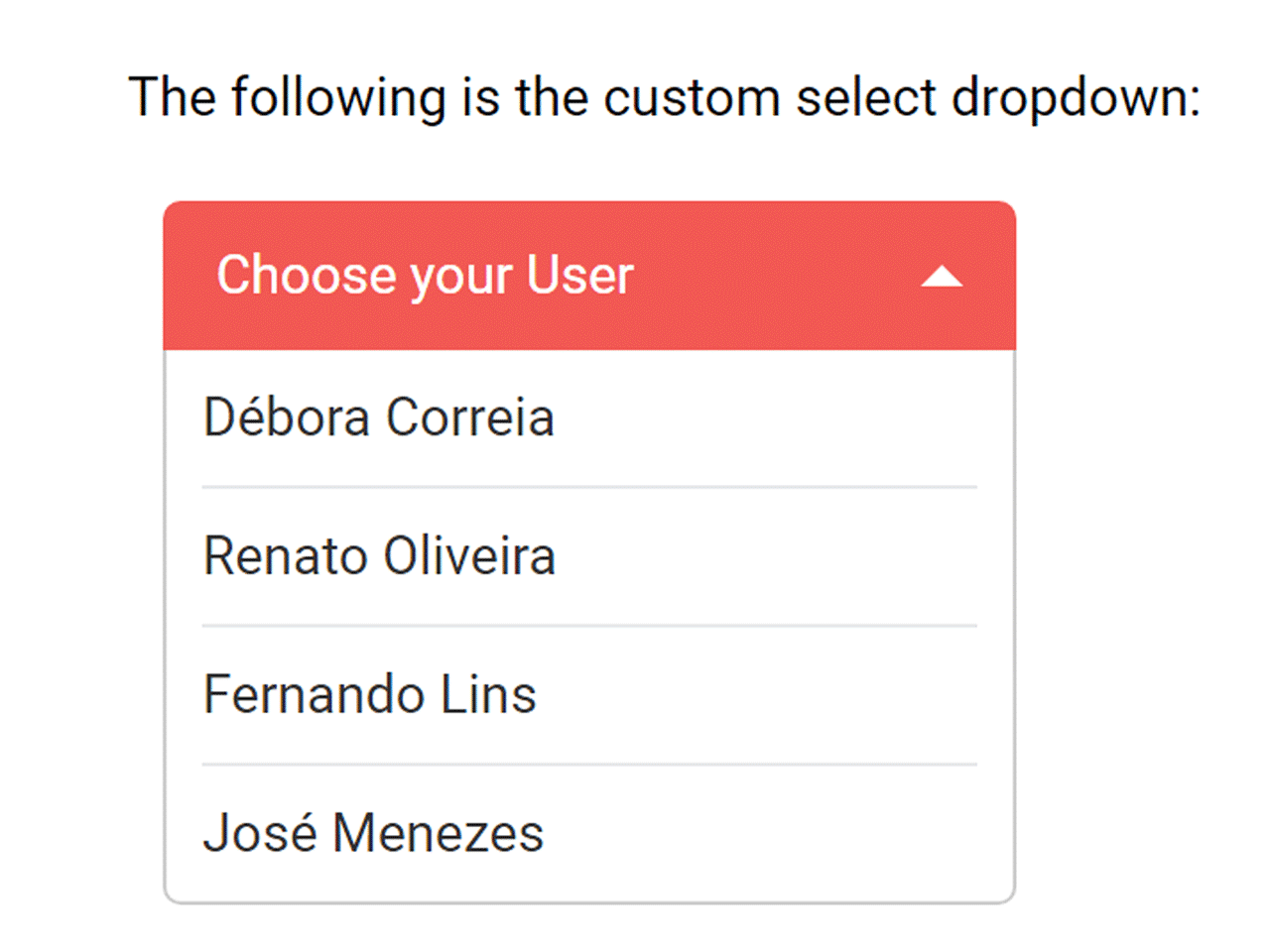 Custom Select Dropdown in Vanilla JS — CodeHim