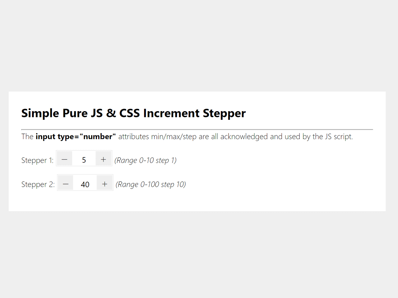 JavaScript Increment Counter onclick — CodeHim