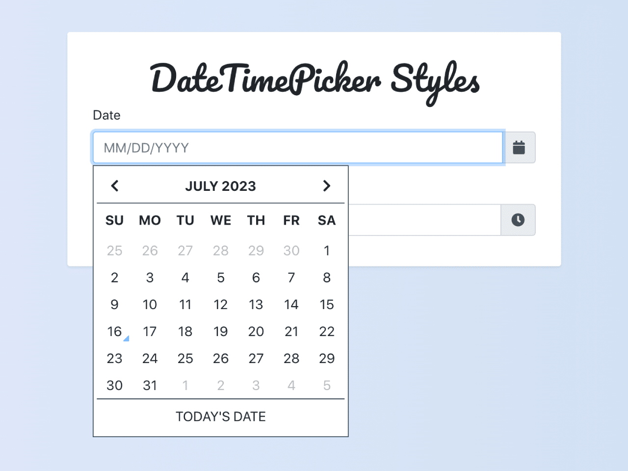 Bootstrap Date and Time Picker — CodeHim