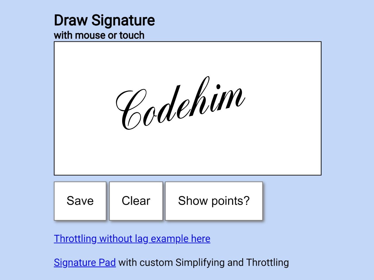 JavaScript Signature Pad Code with Example — CodeHim