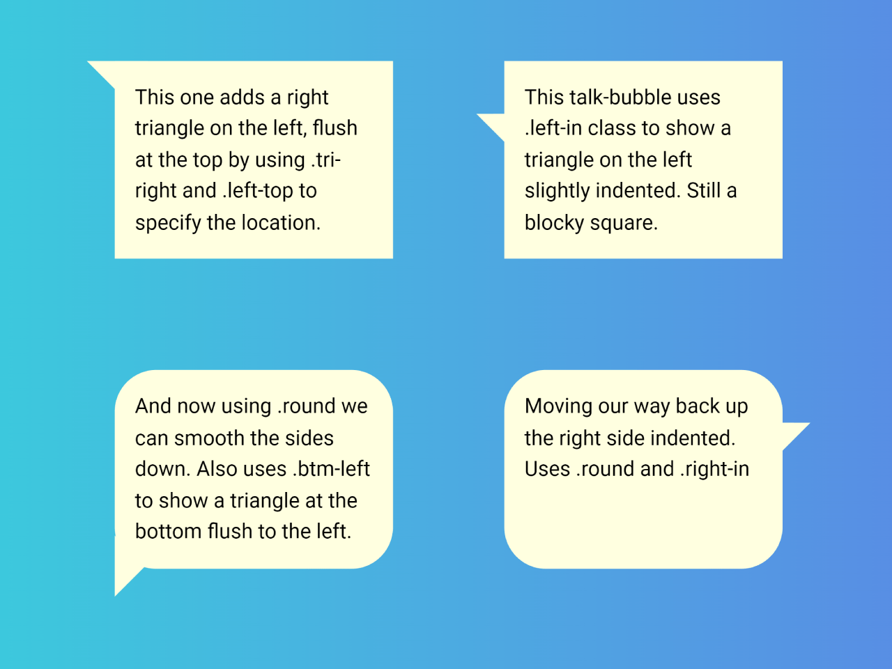 9+ Simple Speech Bubble in CSS — CodeHim