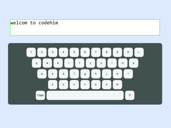 Virtual Keyboard JavaScript Source Code — CodeHim