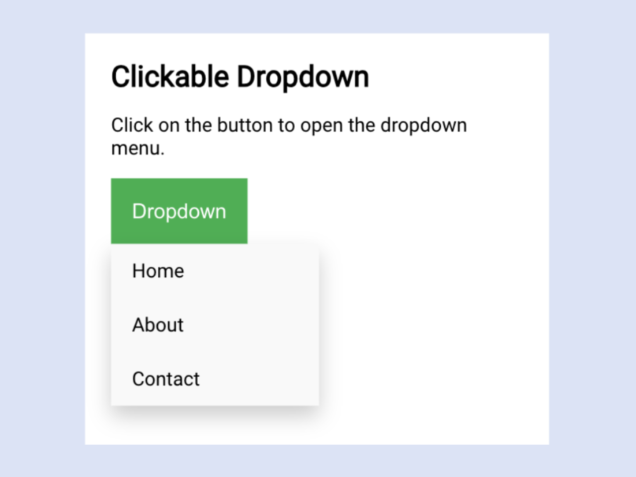 Open Dropdown on Button Click JavaScript — CodeHim