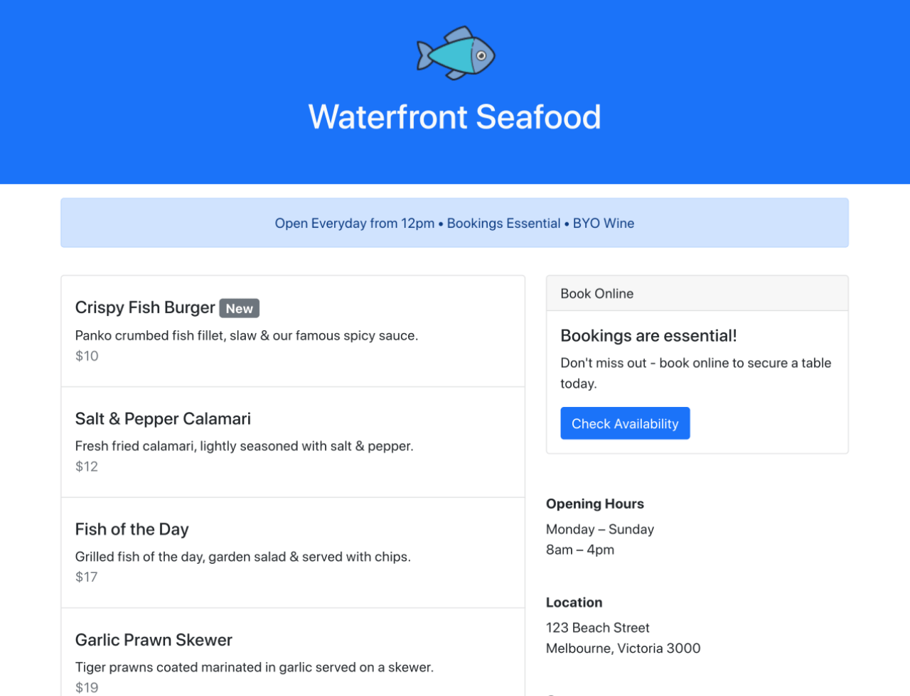 Simple Landing Page Using Bootstrap 5 — CodeHim