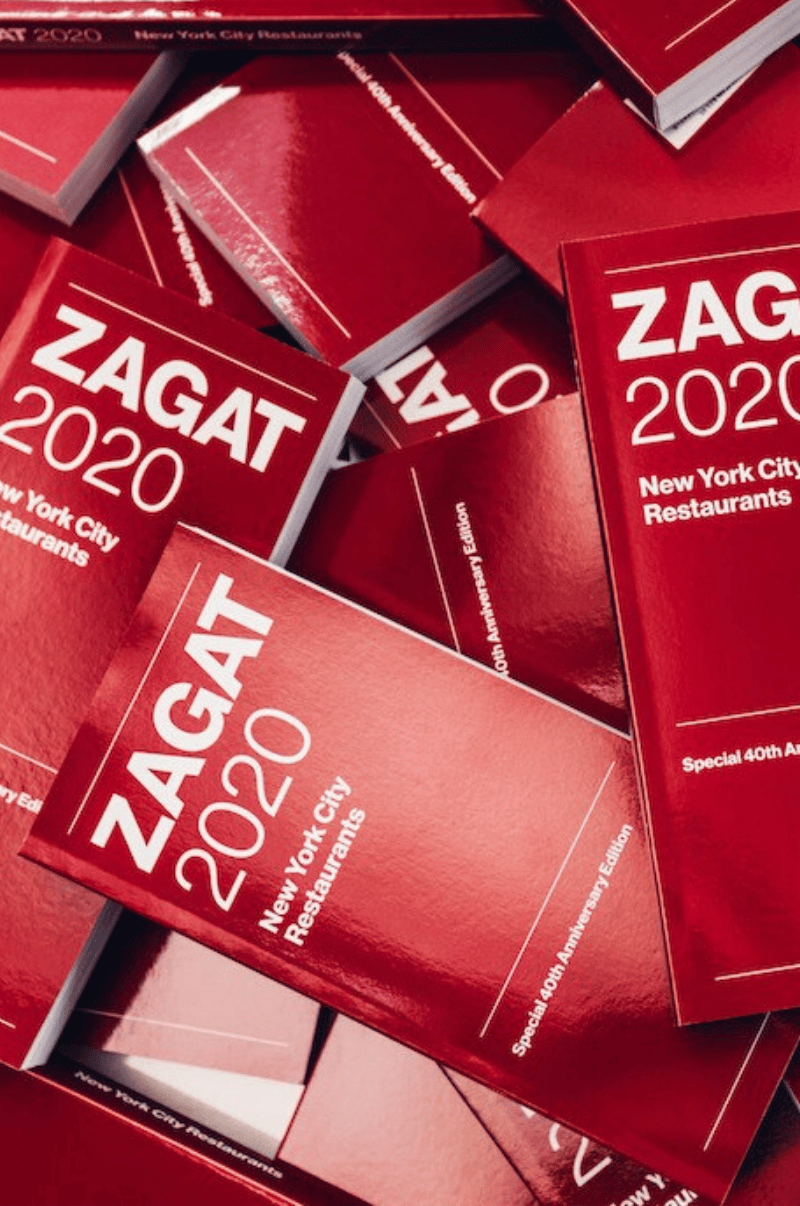 Zagat 2020 NYC Guide available now CODE
