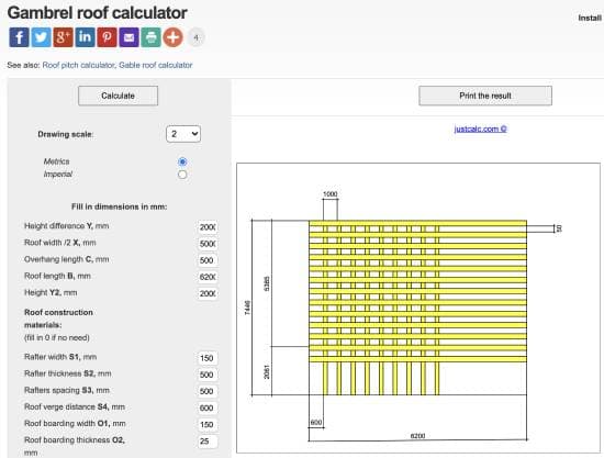 4 Best Gambrel Roof Calculator Websites