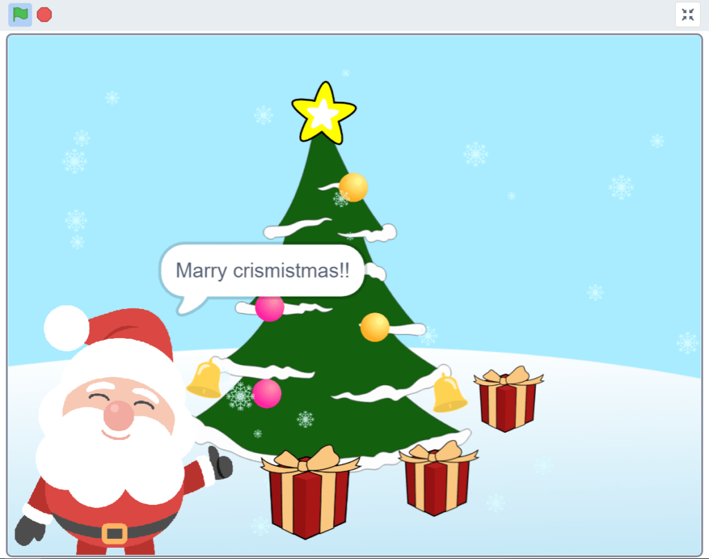 สอนวิธีทำ Christmas theme ใน Scratch แบบง่ายๆ Codekids Learning