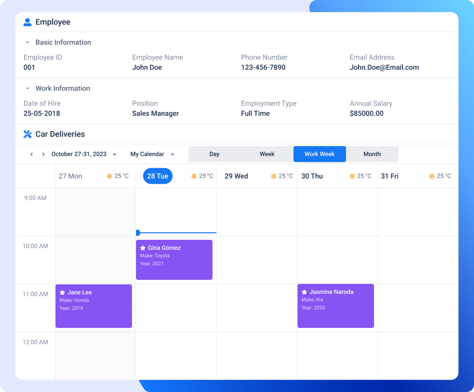 Car Dealership Management Codeless ONE