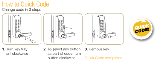 Changing the code on a CL600 Codelocks