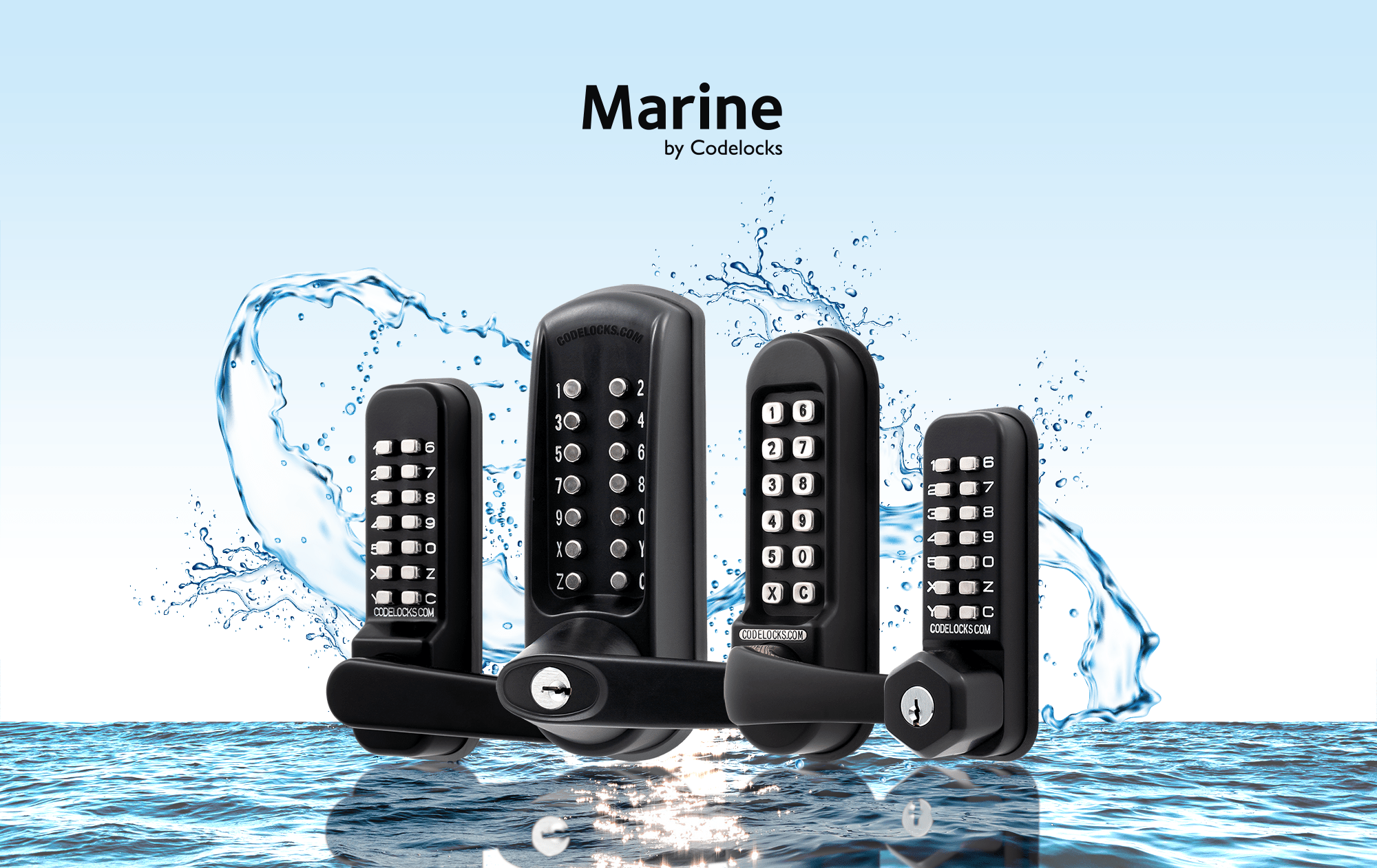 Marine Grade Locks by Codelocks Marine by Codelocks