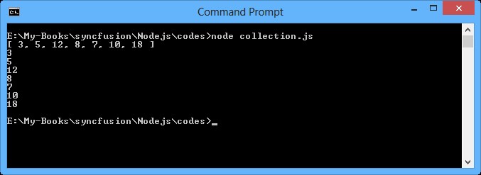 Learn to Use an Array Object in Node.js; an Excerpt from Note.js Succinctly