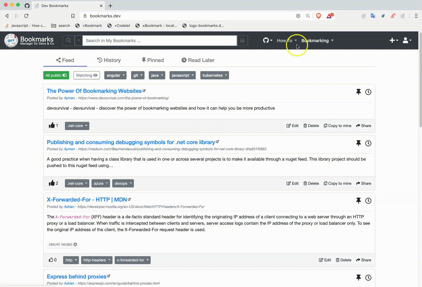 Share coding knowledge
