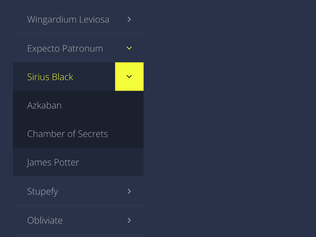 CSS Vertical Accordion Menu with Submenu — CodePel