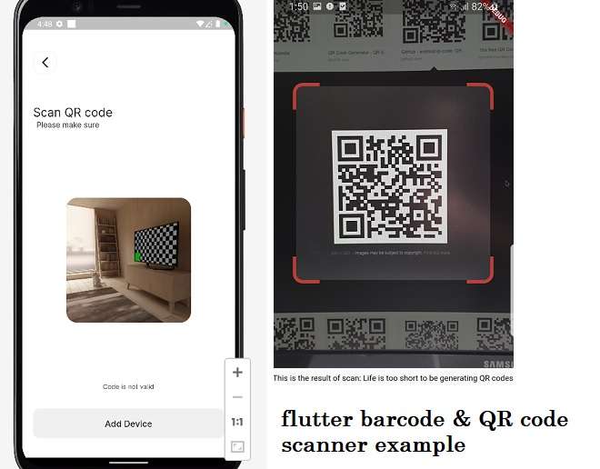 flutter barcode & QR code scanner example Codeplayon