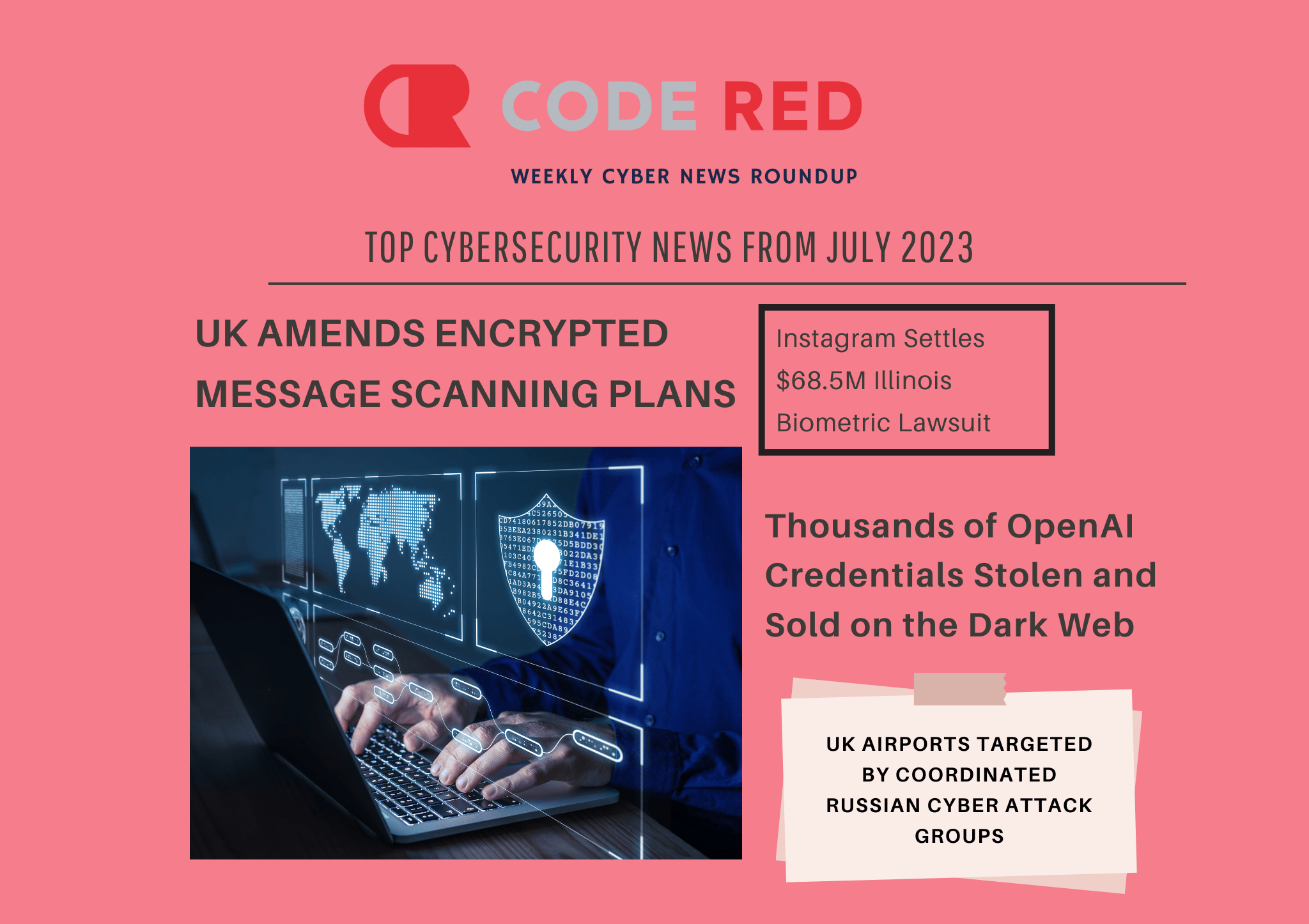 OpenAI Data Leak Top Cybersecurity News from July 2023 Code Red