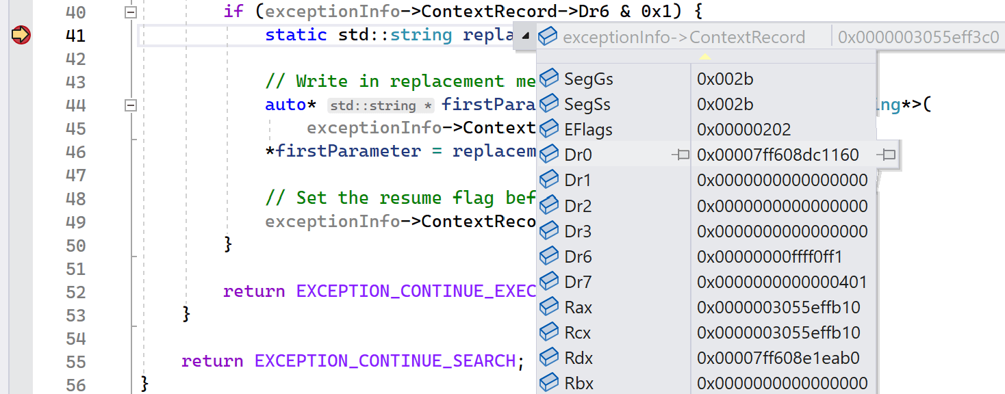 Function Hooking Hardware Breakpoints (3/7) « RCE Endeavors