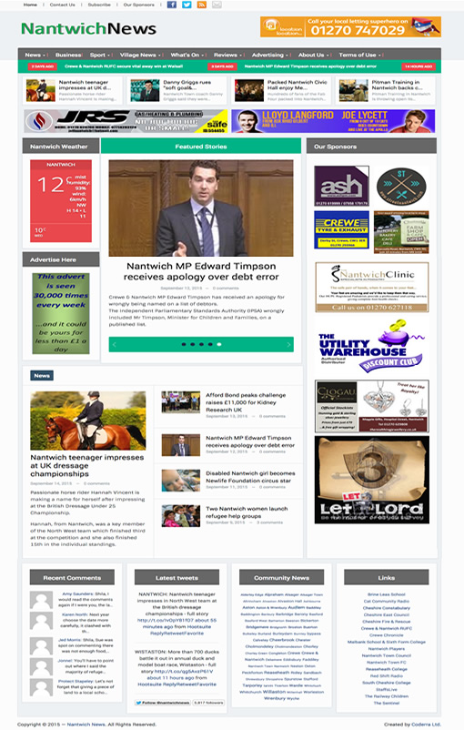 Nantwich News Nantwich Web Design and SEO