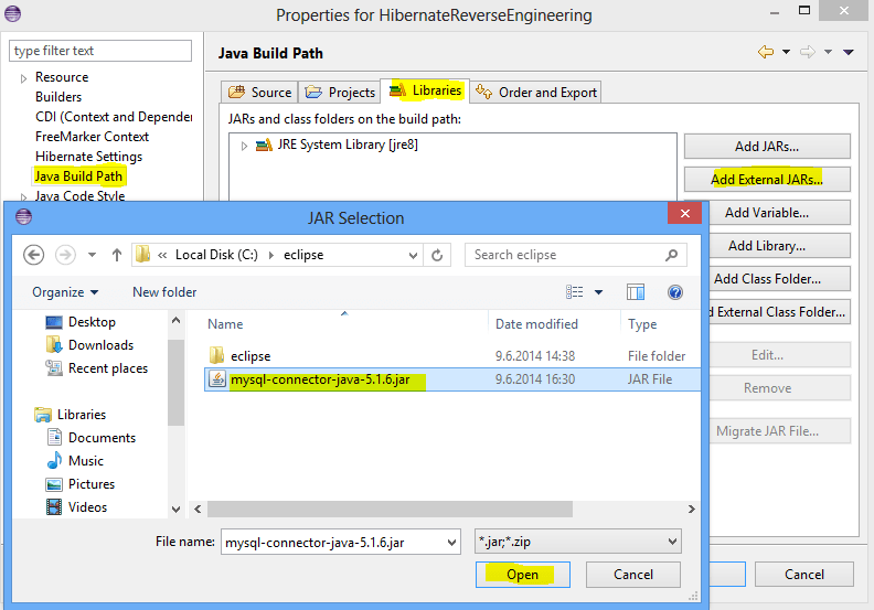 Hibernate Automatically Create Java POJO Classes From Database Tables