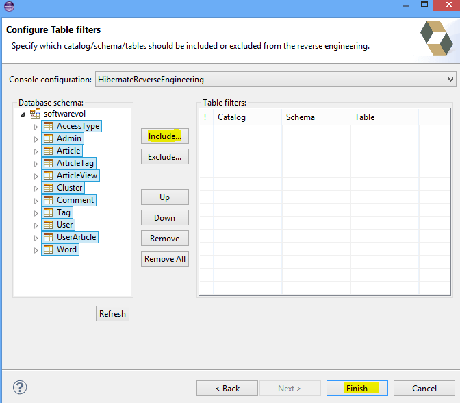 Hibernate Automatically Create Java POJO Classes From Database Tables