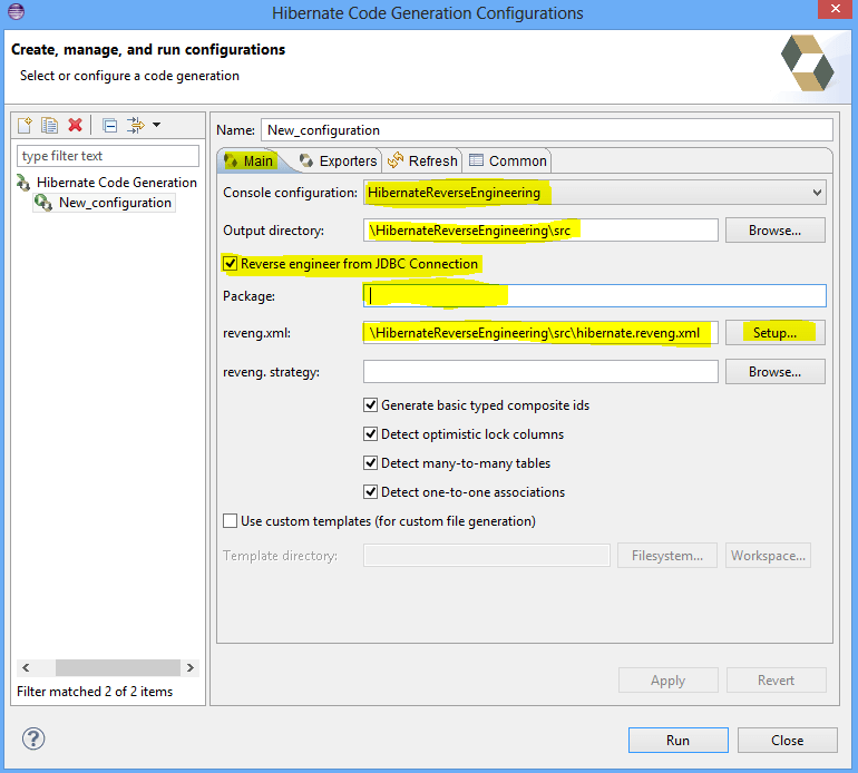 Hibernate Automatically Create Java POJO Classes From Database Tables