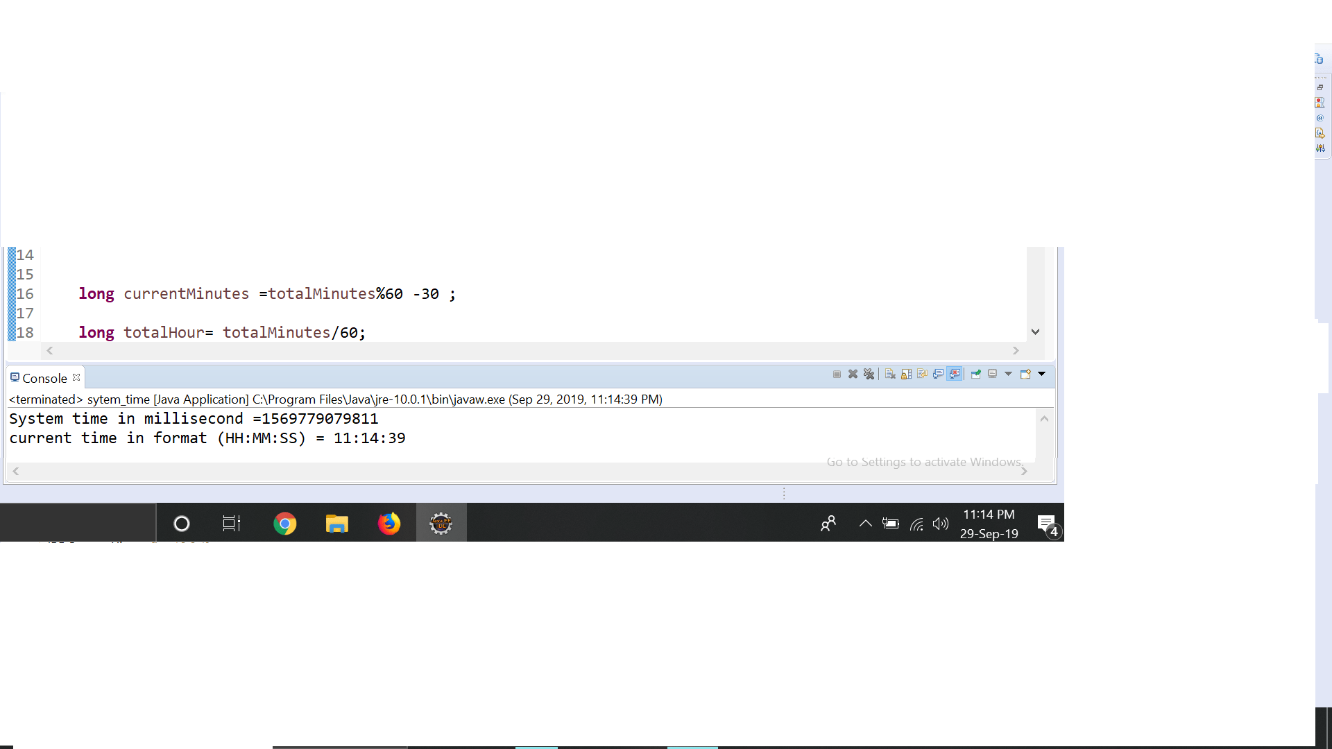 currentTimeMillis() Function In Java CodeSpeedy