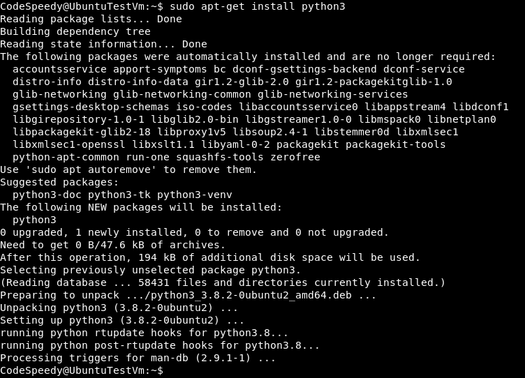 How to install Python on Linux Step by Step Guide CodeSpeedy