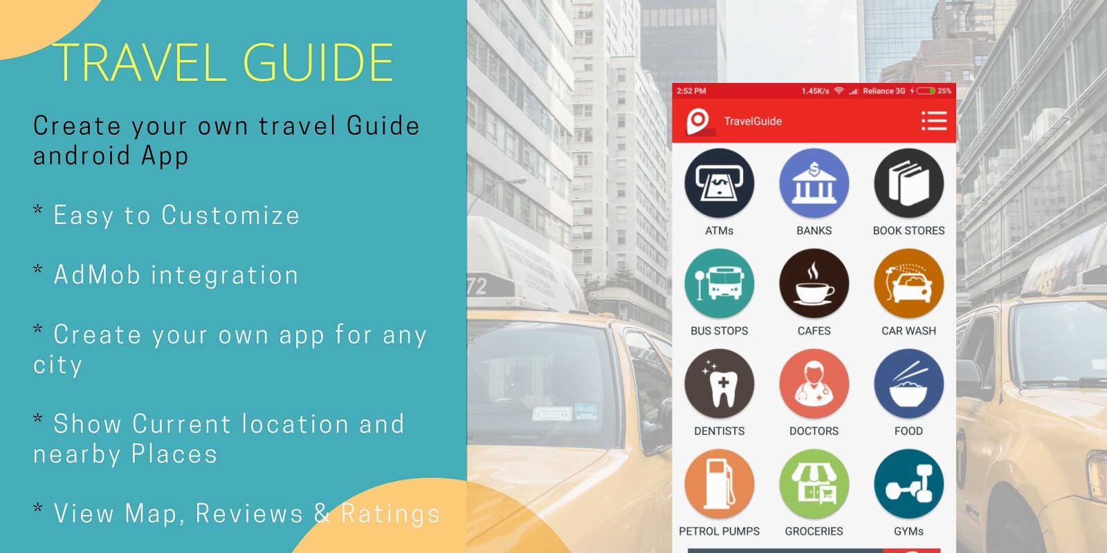 Travel Guide App Android Source Code by Techno15 Codester