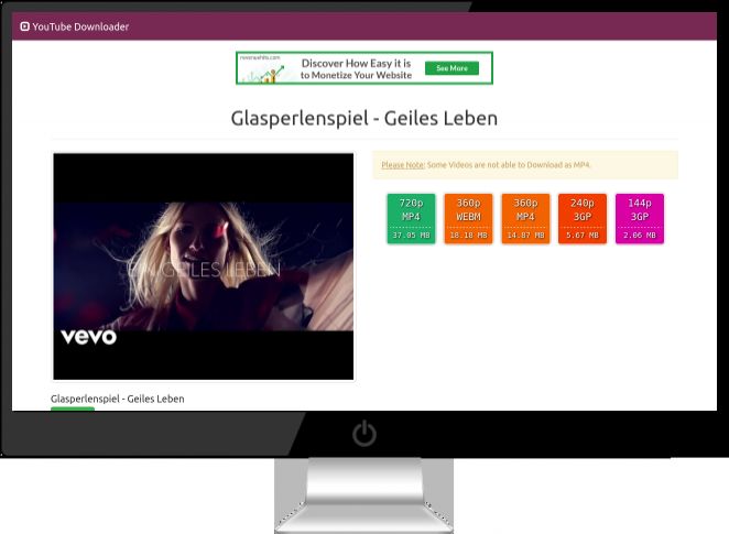 YouTube MP4 Downloader Script by Theveloper Codester