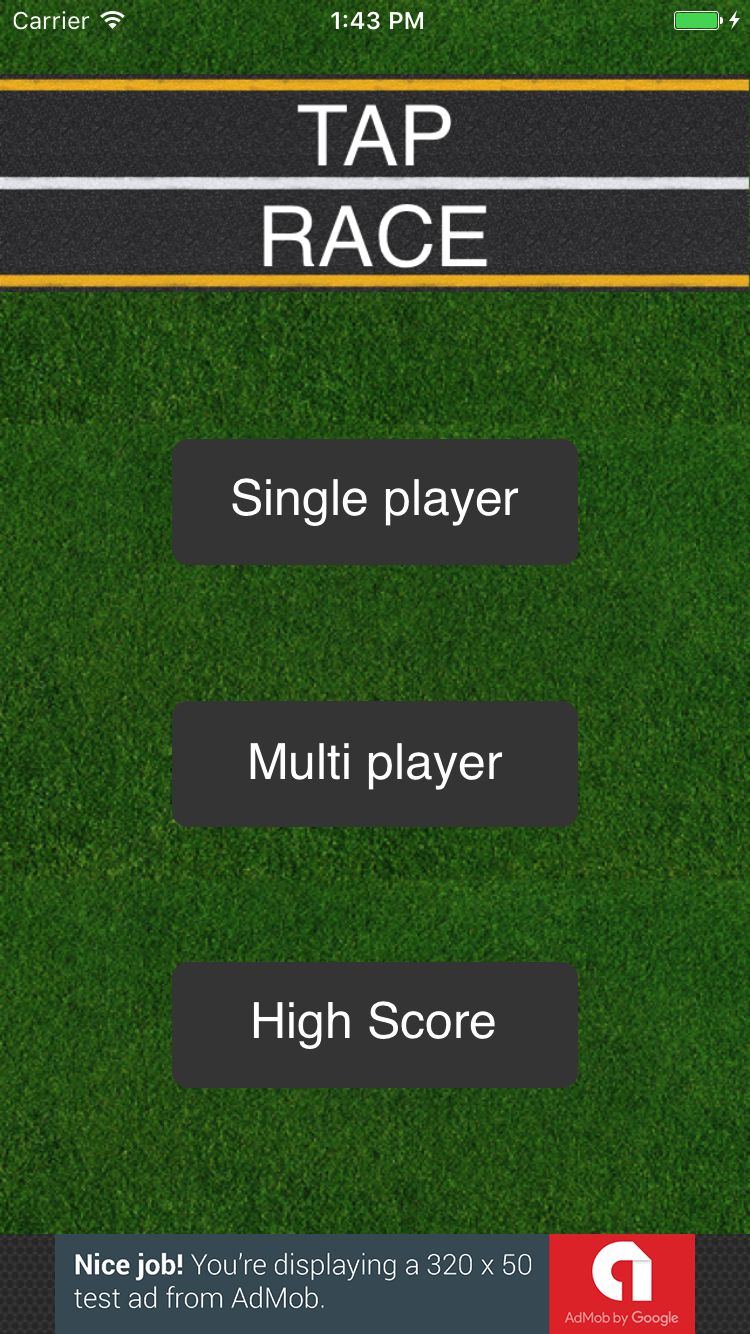 Tap Race iOS Game Source Code by CubeDevelopment Codester