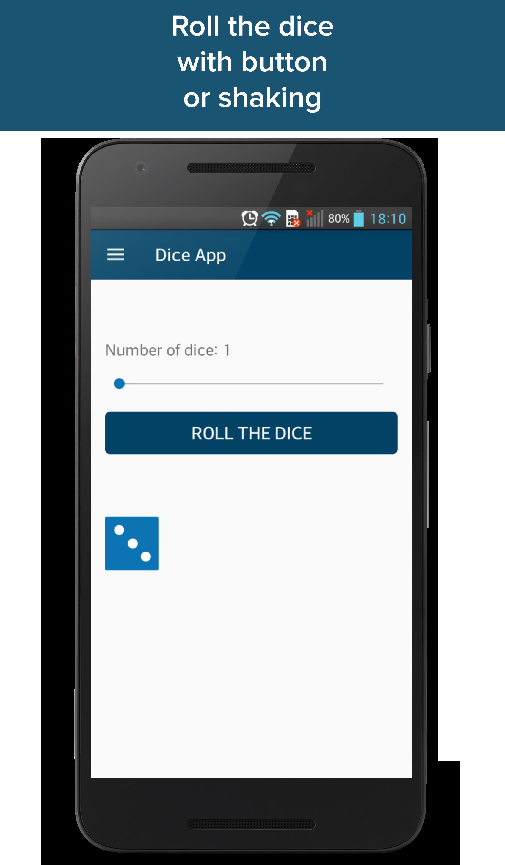 Dice Widget Android App Source Code. by Rogamen Codester