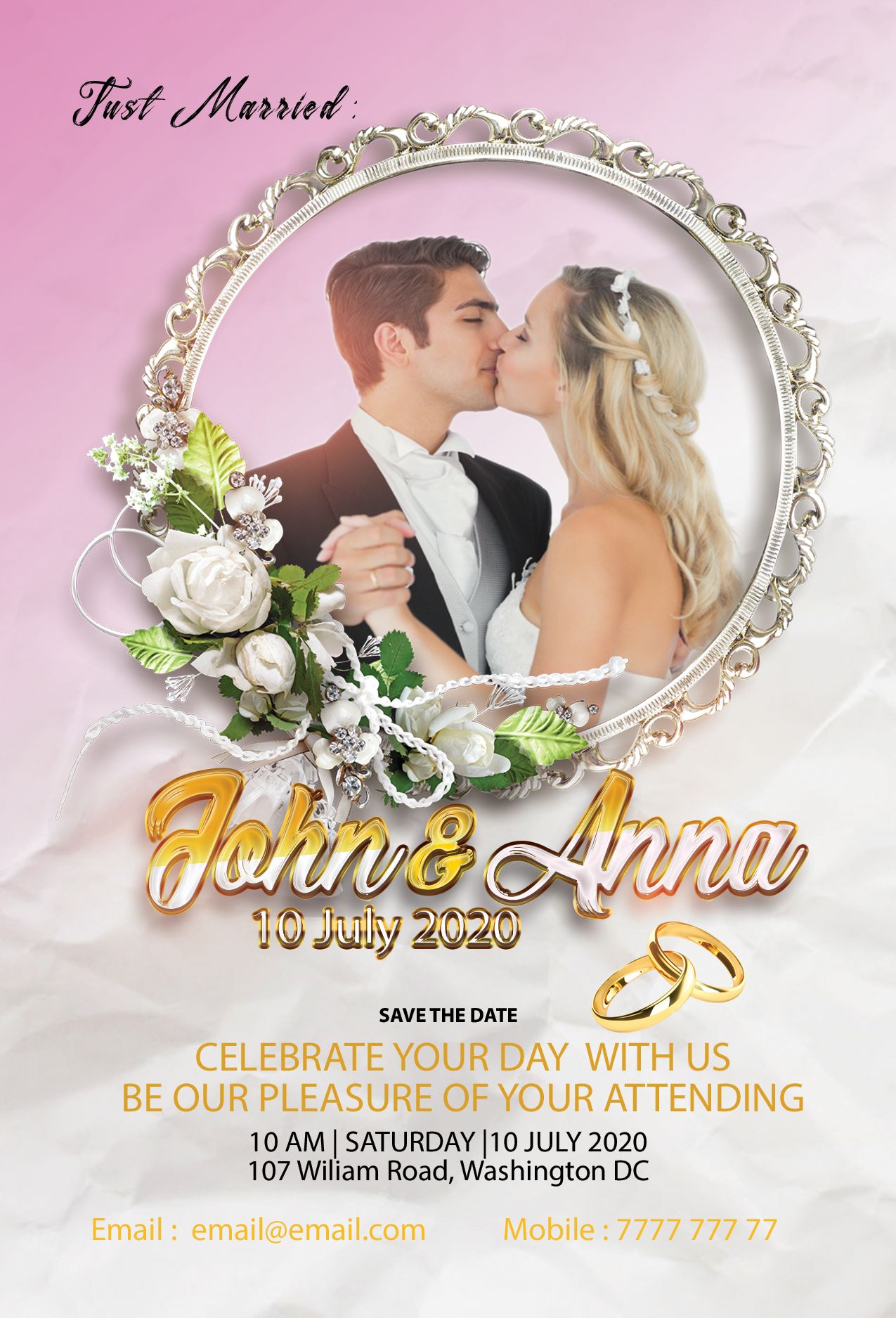Wedding Invitation Flyer by CKArtStudio Codester