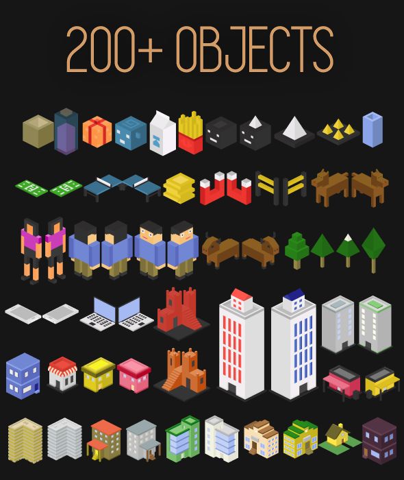 Isometric Game Art Pack by Crevasse Codester