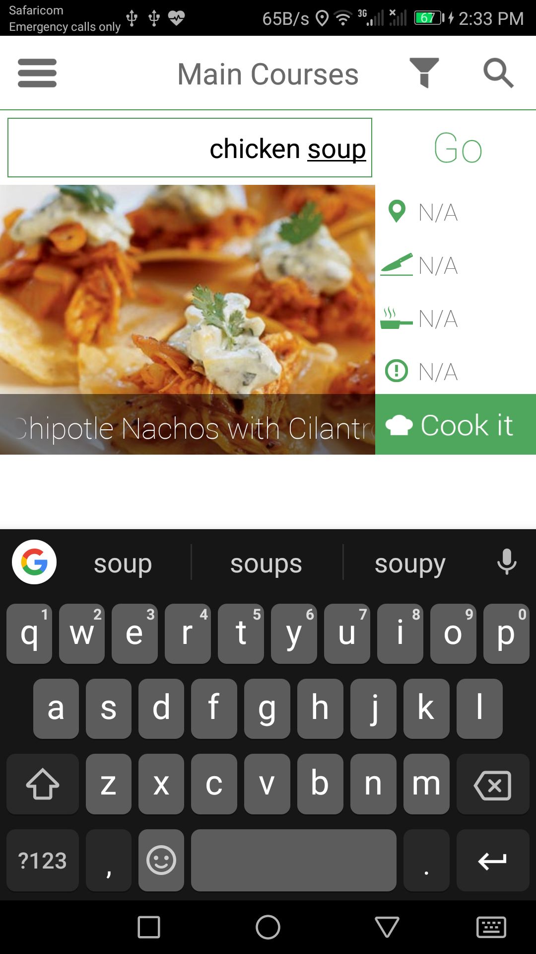 Recipe App Android Source Code by Johnspax Codester