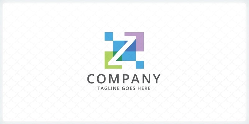Pixelate Letter Z logo by Zixlo Codester