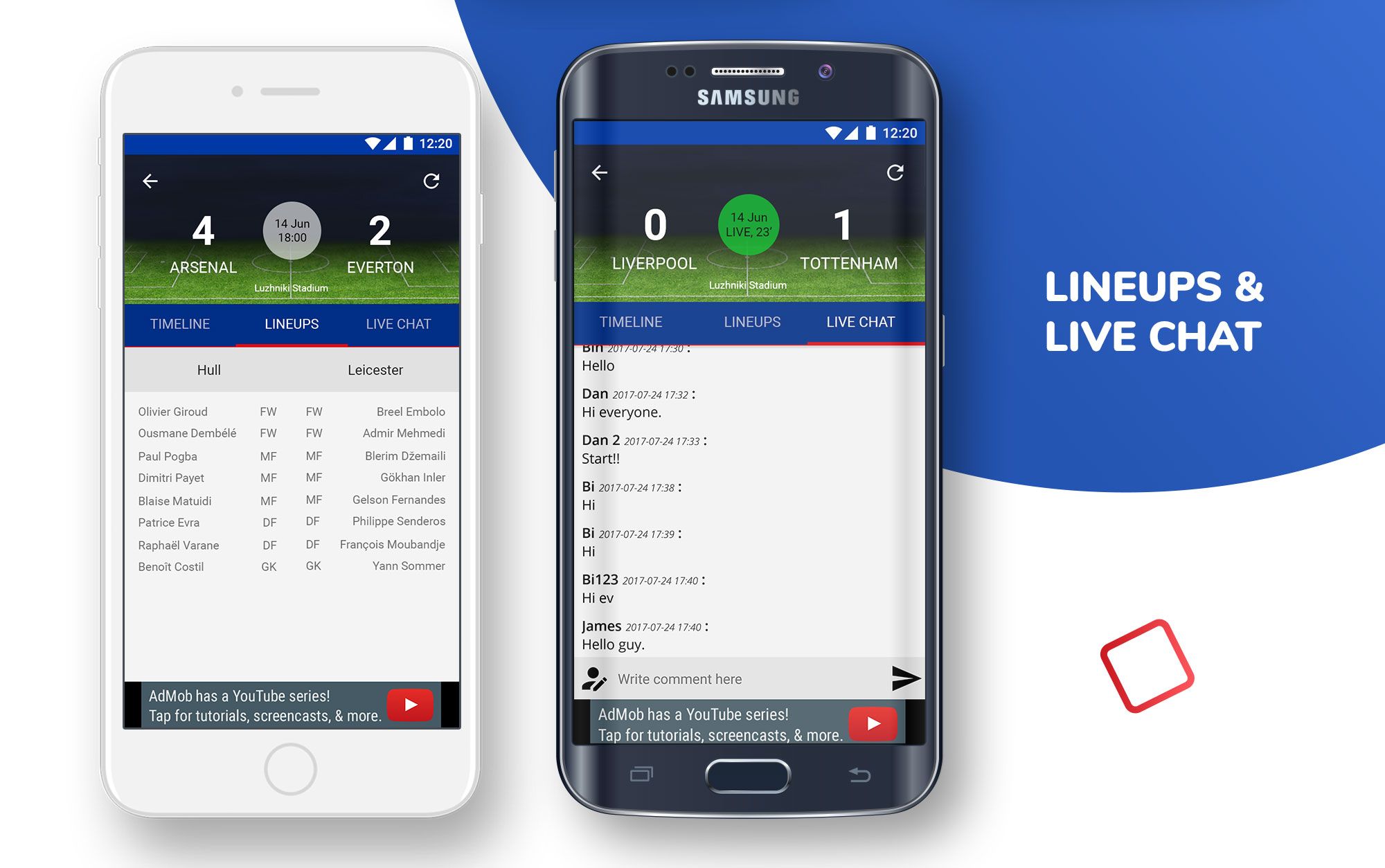 Live Score Football App Season 201819 For iOS by Codester