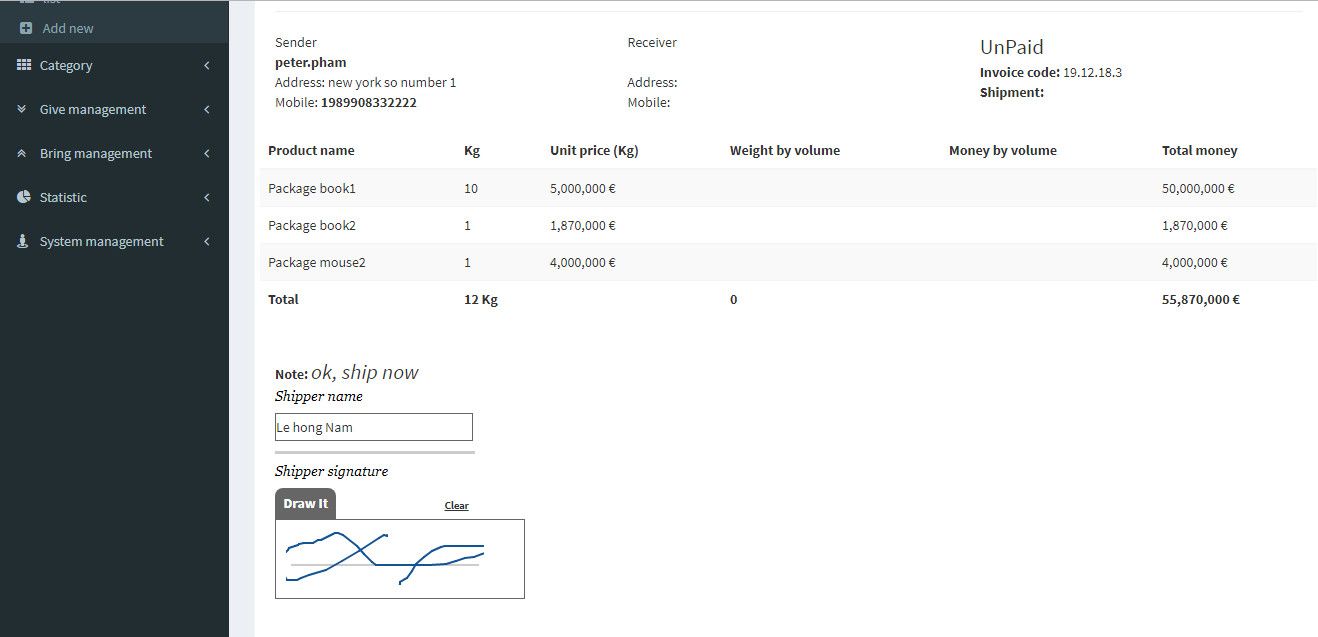 Digital Signature For invoice Laravel Script by Ducnvna Codester