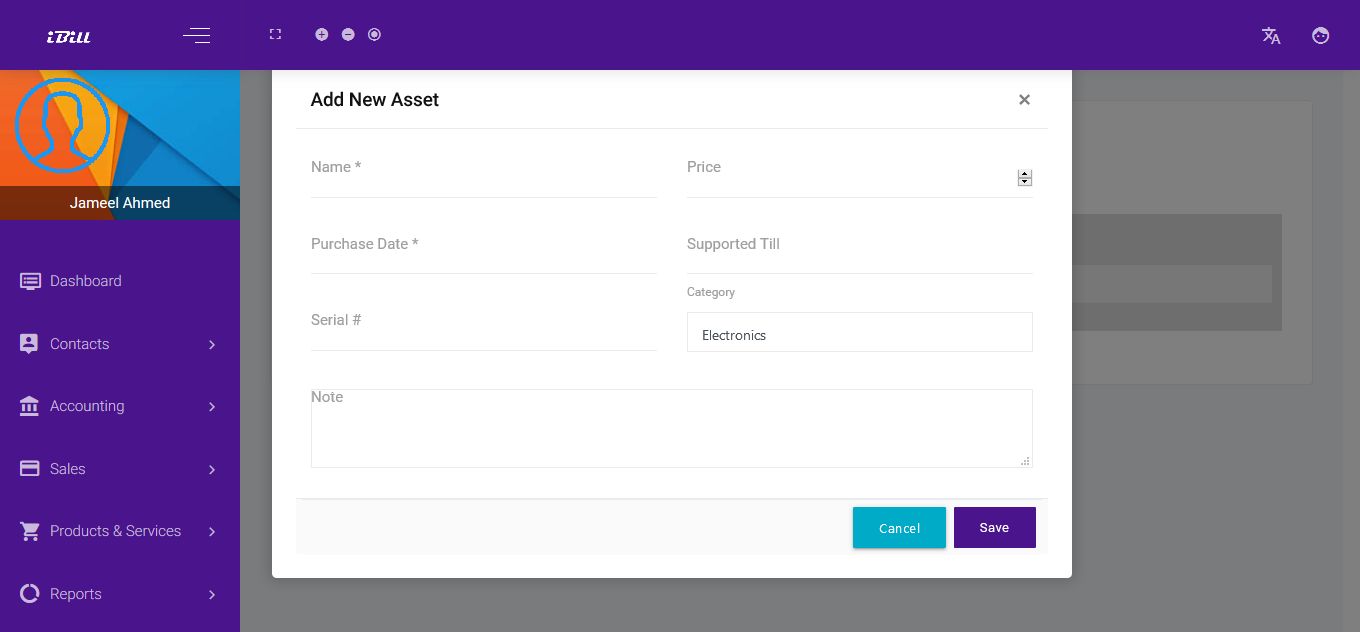 iBill invoicing And Accounting CRM Software by Enovics Codester