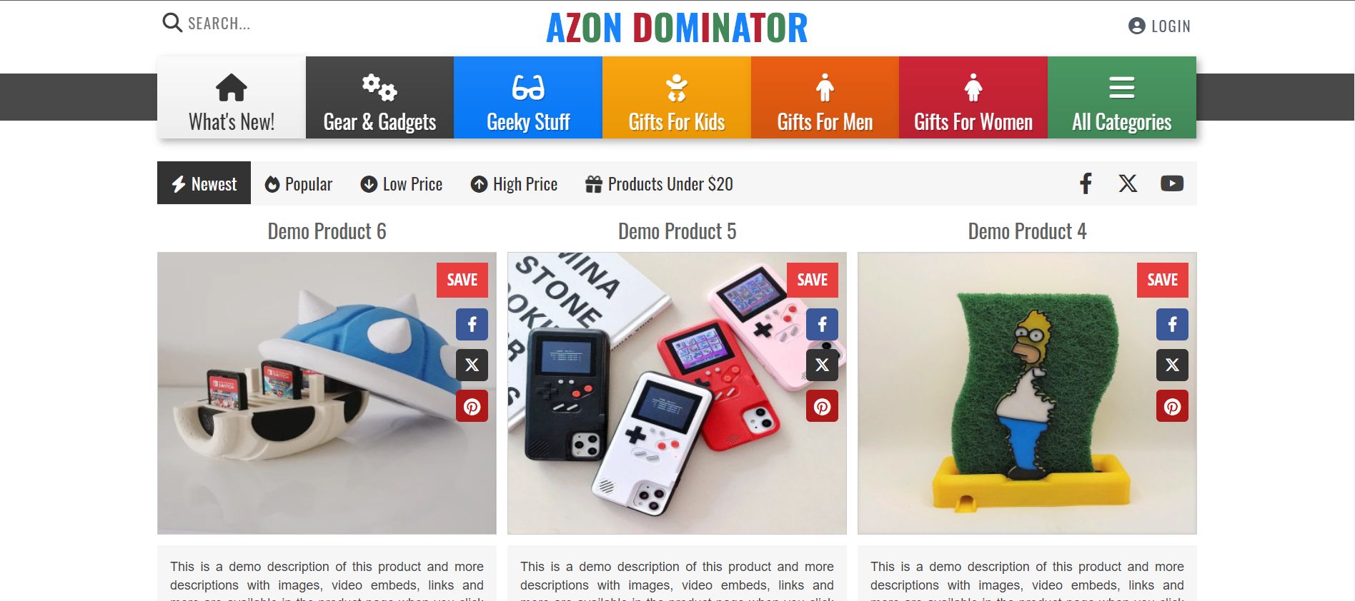 Azon Dominator Affiliate Marketing Script by DevWebister Codester
