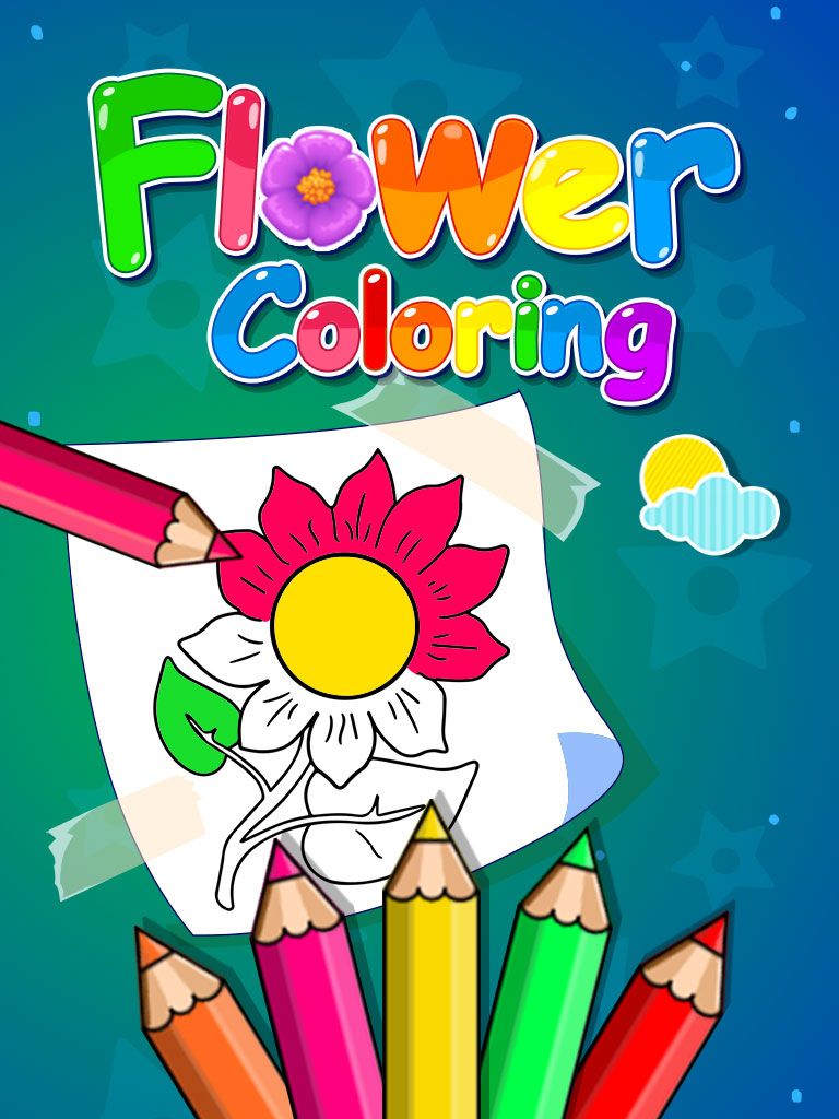 Flower Coloring Game For iOS by IQueenGames Codester
