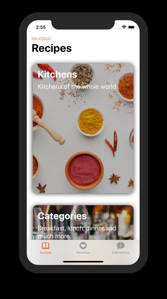 Delicious Recipes iOS Source Code by Aevapps Codester
