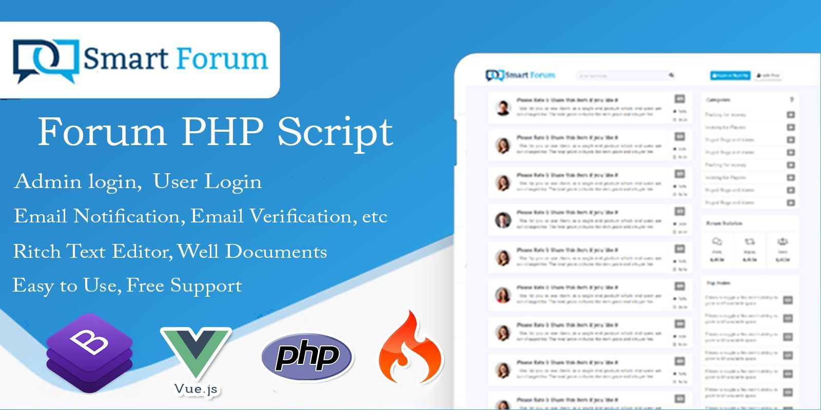 Smart Forum Forum PHP Script by Smarteye Codester