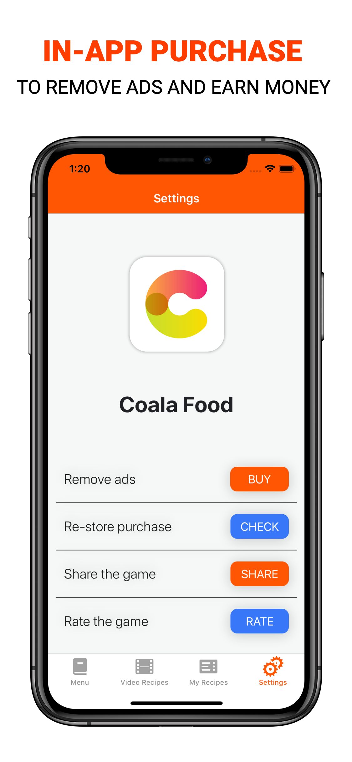 Coala Food iOS Food Recipes App by Yuradolotov Codester