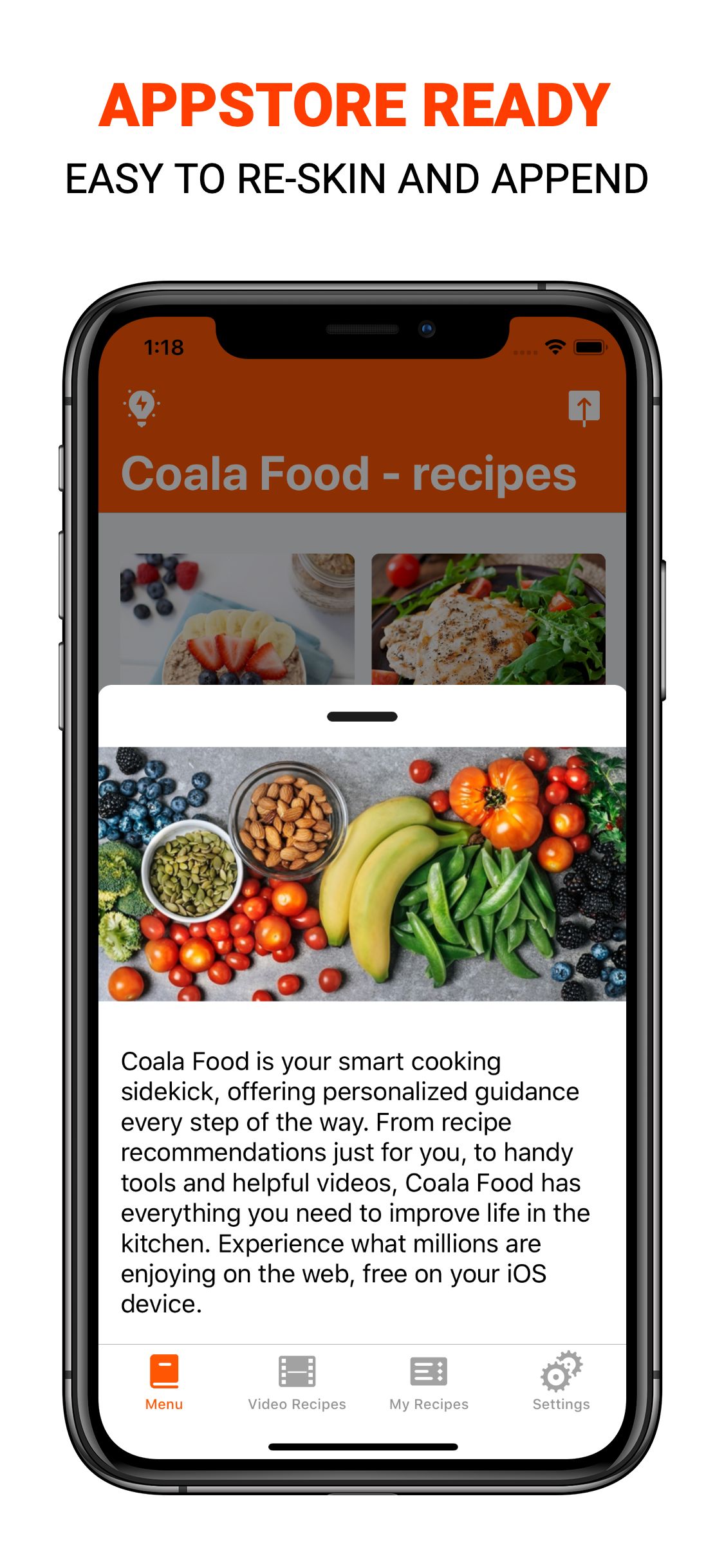 Coala Food iOS Food Recipes App by Yuradolotov Codester