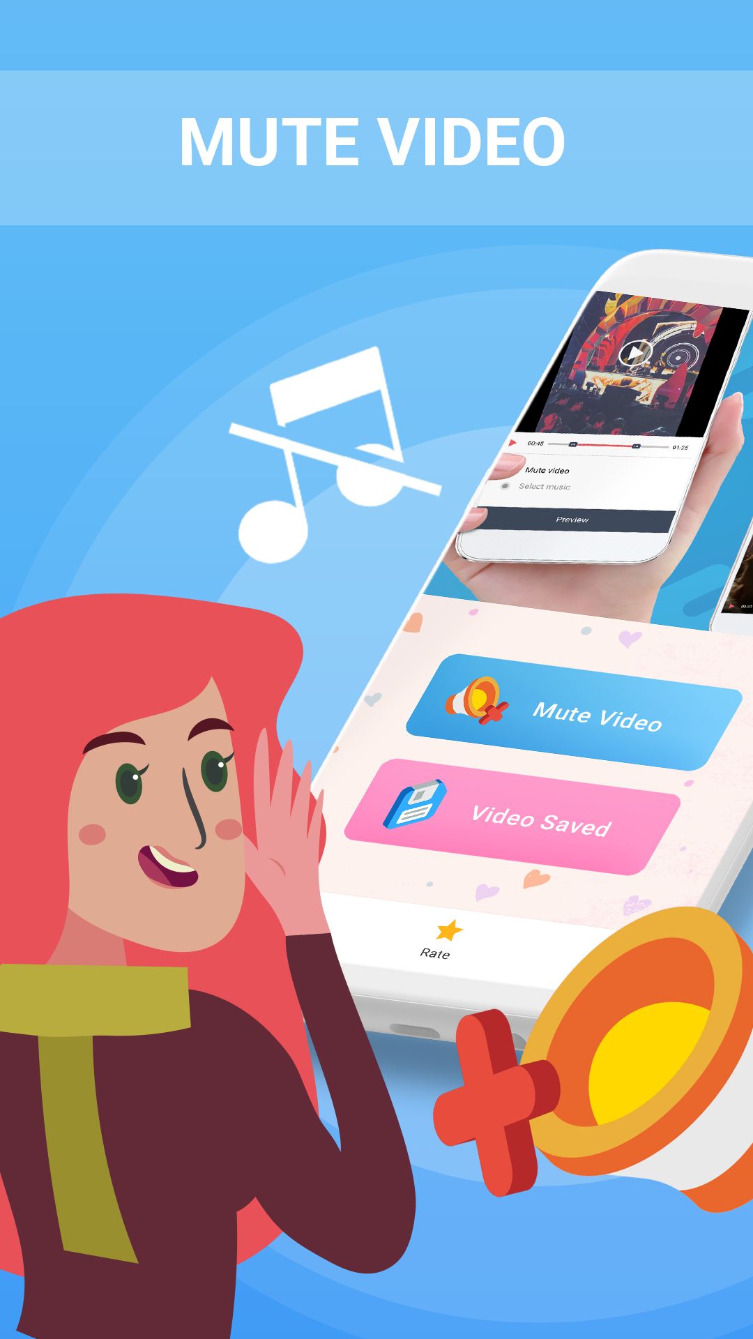 Mute Video Android App Template by HDPSolution Codester