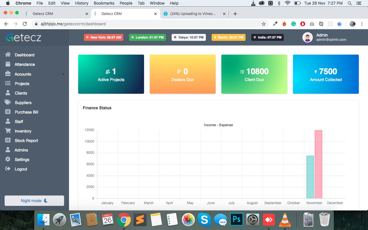 Getecz CRM Complete Business Manager Software by