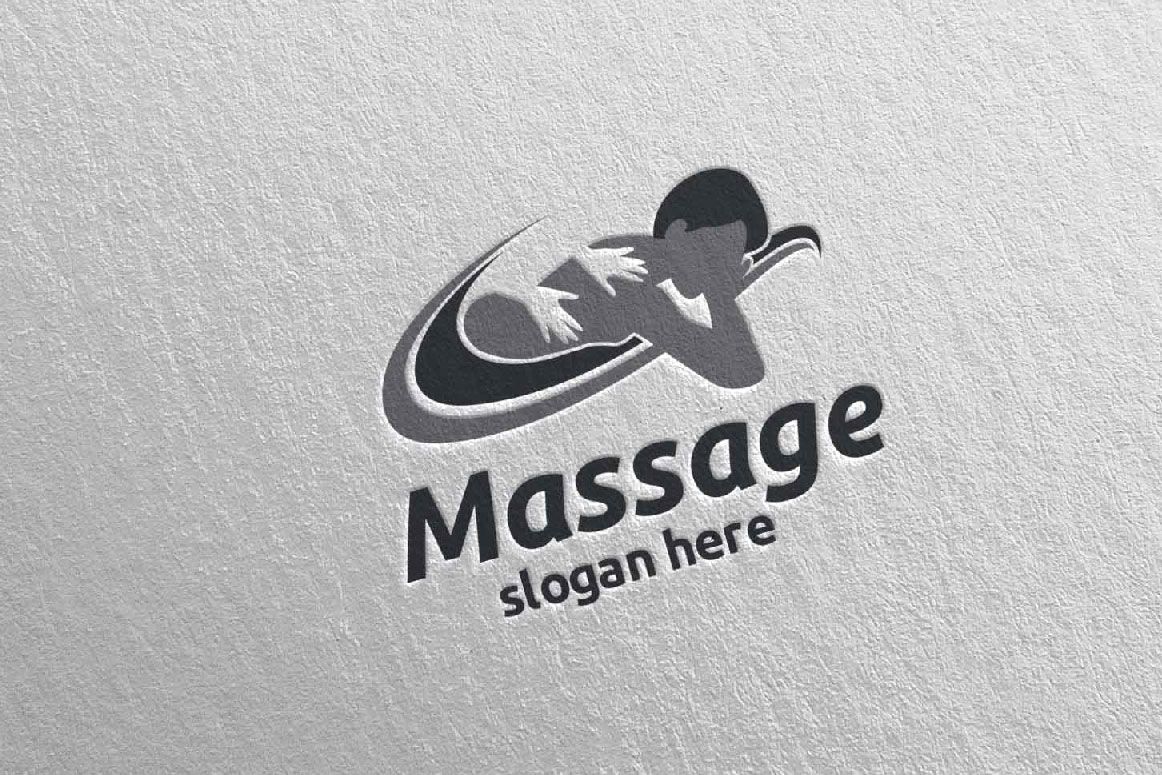 Massage Logo Design 2 By Denayunecs Codester