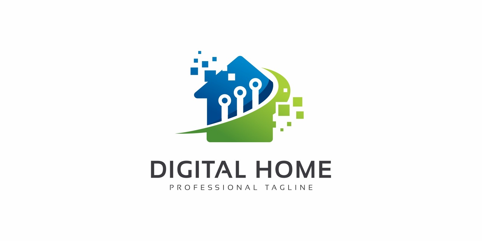 Digital Home Logo by IRussu Codester